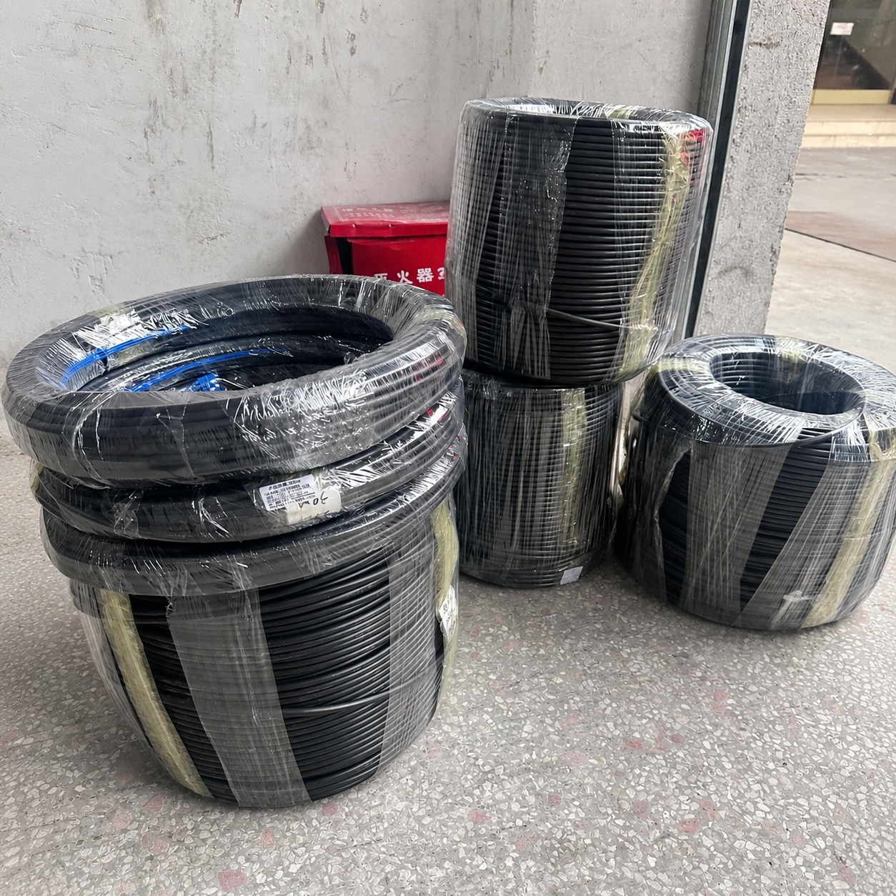 Fiber optic cable export packing preparation