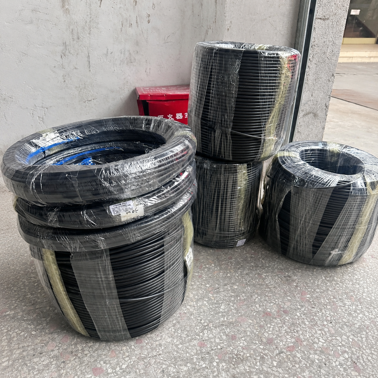 Fiber optic cable export packing preparation