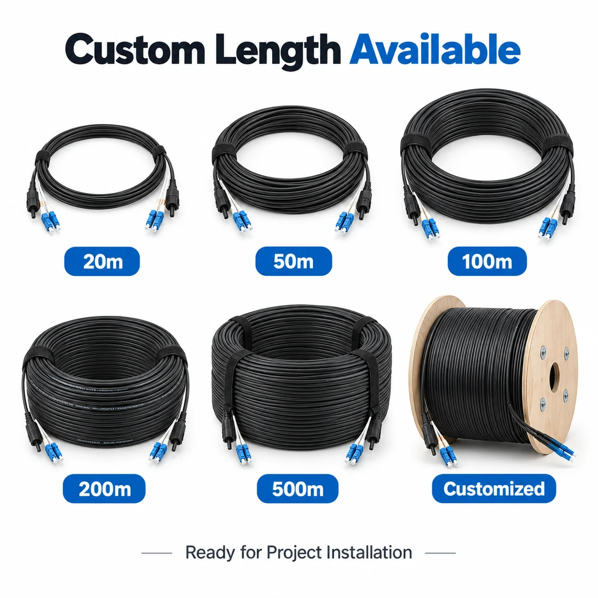 Pre Connectorized FTTH Drop Cable